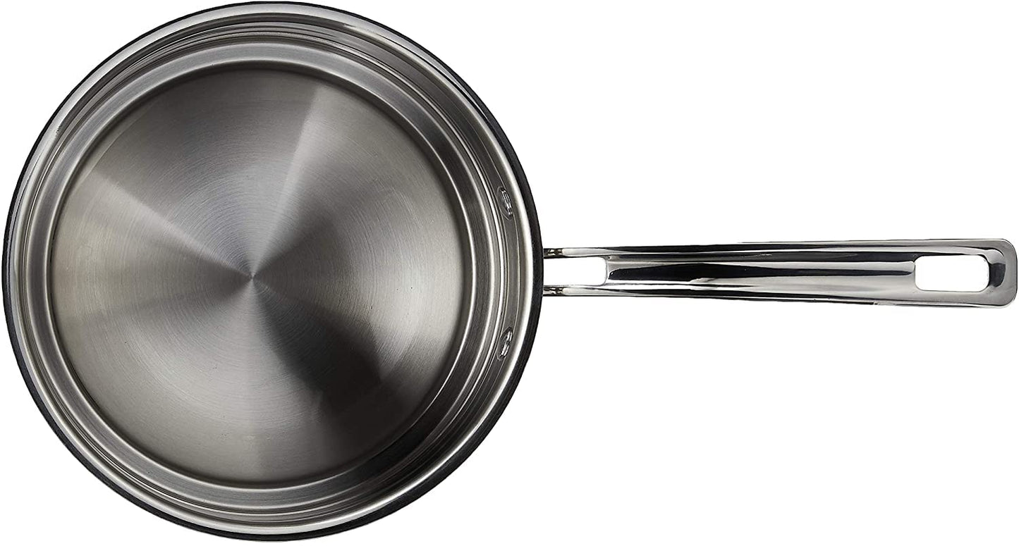 Cuisinart MCP111-20N MultiClad Pro Stainless Skillet, 20-cm, Universal Double Boiler w/Cover