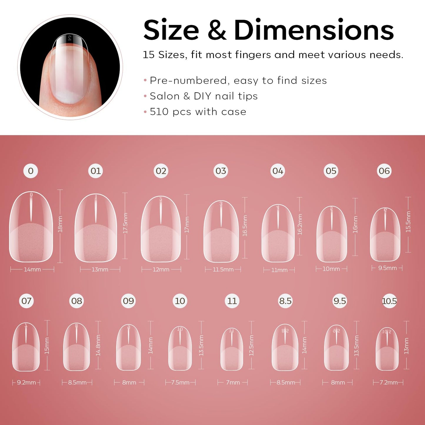 modelones 9 in One Gel Nail Glue Brush On Nail Glue 15 ml for Tips, Rhinestones, Base Coat, Blooming Art Gel Kit for Press on Nails Acrylic Tips U V Lamp Needed 2Pcs