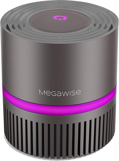 MEGAWISE H13 True HEPA Air Purifier Filter with Activated Charcoal Layer for Home, Smoke, Dust, Pet Dander
