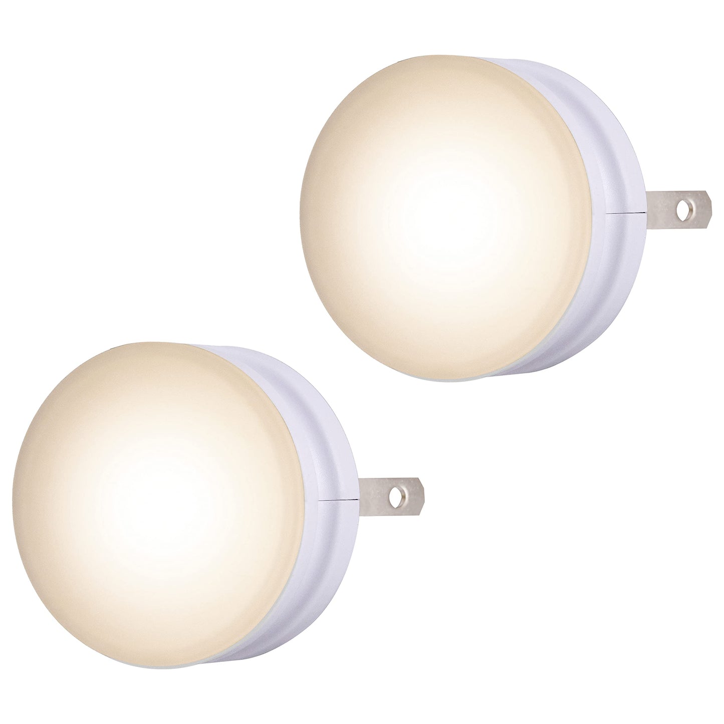 Lights By Night Mini LED Night Light, Plug-In, Dusk To Dawn Sensor, Warm White, Compact, Ambient Lighting, LED Lights for Bedroom, Bathroom, Nursery, Hallway, Kitchen, 45084, 4 Pack