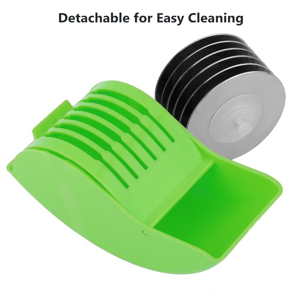 Herb Roller Mincer, AOZBZ Manual Hand Scallion Chive Mint Cutter with 6 Stainless Steel Blade Kitchen vegetable chop