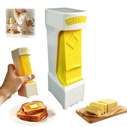 Bntyok Butter Cutter - Butter Slicer & Butter Dispenser, One Click Kitchen Tool with Stainless Steel Blade, Easy to Clean Butter Cutter for Bread, Cakes & Cookies