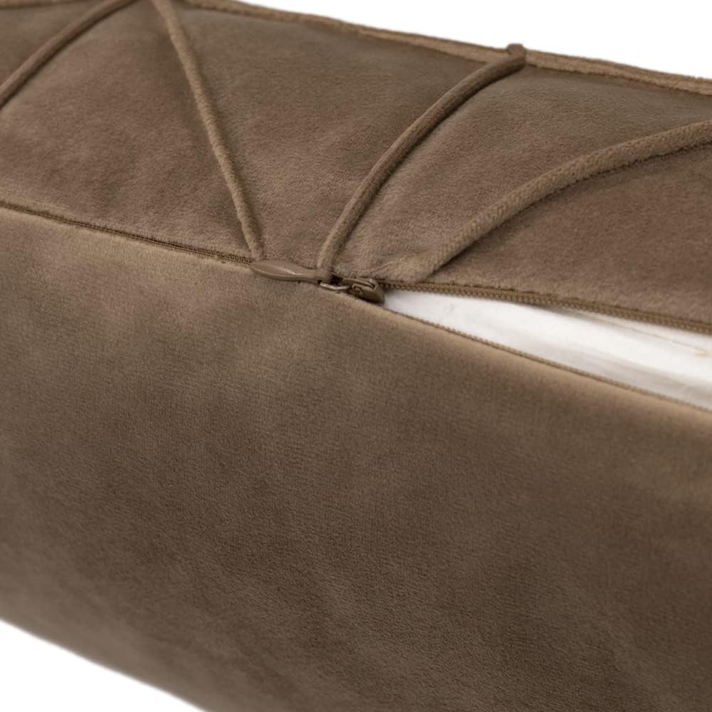 14x24 Inch 1 JWH Velvet Pillow Covers Decorative Line Throw Pillow Case Lumbar Pillowcase Soft Cushion Cover for Bed