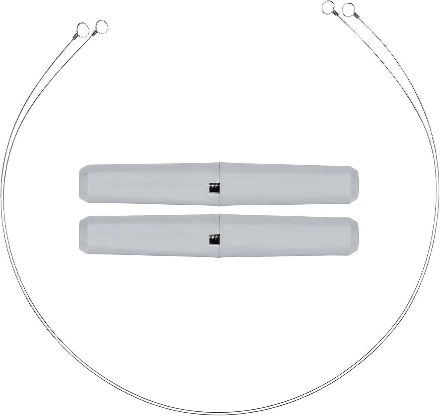 2 24" 1 ANDUSTRIAL Stainless Steel Cheese Cutting Replacement Wires For Soft and Hard Cheese - Easy to Use and Clean
