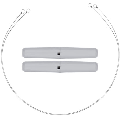 ANDUSTRIAL Stainless Steel Cheese Cutting Replacement Wires For Soft and Hard Cheese - Easy to Use and Clean - 2 Wires 36" + 1 Pair Egronomic Plastic Handle