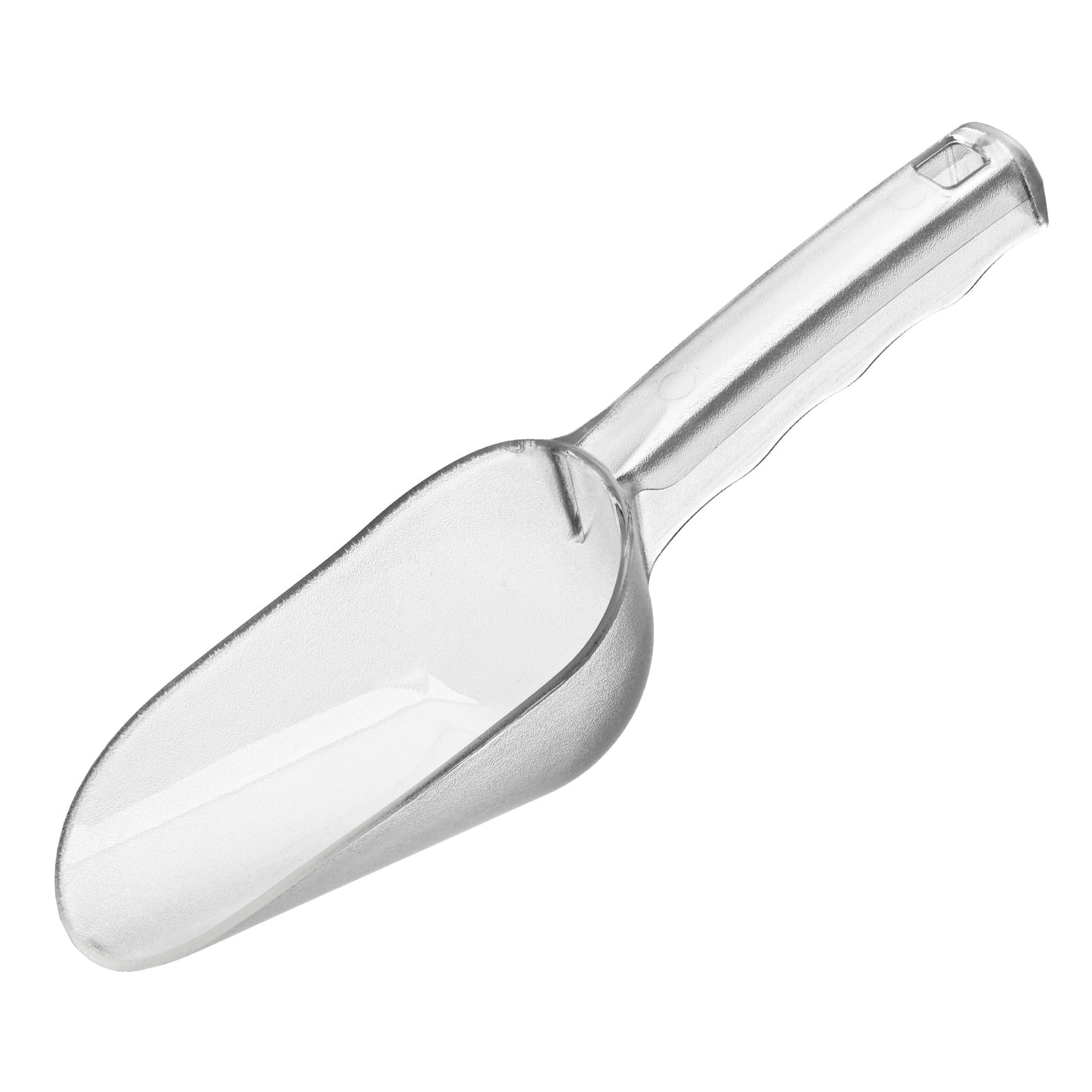 Plastic ice scoop for freezer,ice maker scoop,ice scoopers for ice bucket,Polycarbonate Utility Ice Scoop,12 Oz,Clear,Ergonomic Handle, Applicable to:Ice Maker,Ice Cream,Pets Food,Coffee Beans(1 pcs)M