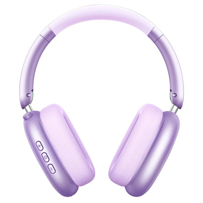 Wentronic Y01 Wireless Noise Canceling Headphones Bluetooth 5.3 Over Ear Headphones with Microphone, Hi-Res Audio, 48H Playtime, Foldable Comfortable Earpads,Compatible with iOS,Android,PC, Purple