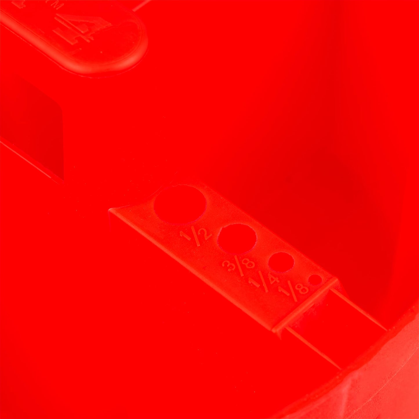 Bucket Boss - Super Stacker Small Parts Organizer, Bucket Organization (15054), Red