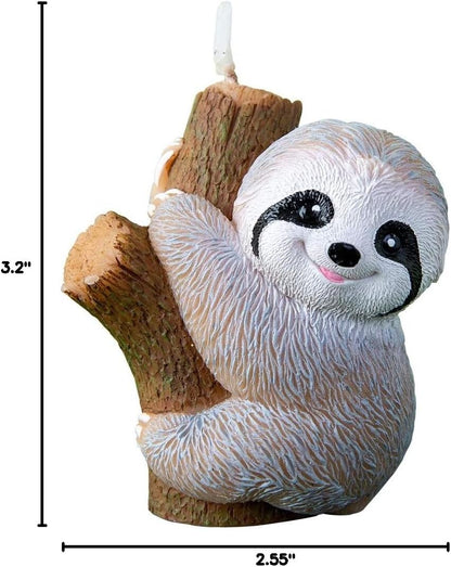 Cute Baby Sloth Birthday Candle for Party and Baby Shower Decorations