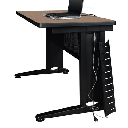 Regency Fusion 66 x 30 Teachers Desk with Single Pedestal Drawer Unit- Noble Oak