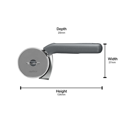 Zyliss Pizza Cutter with Removable Wheel - Stainless Steel Blade - Kitchen Tool and Gadget for Right- and Left-Handed Use - Dishwasher Safe - New Sharp Edge Pizza Cutter