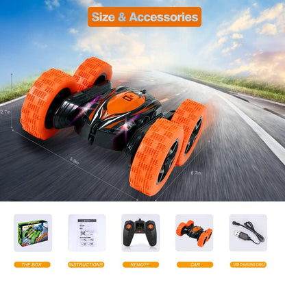 FREE TO FLY Remote Control Car Rc Cars - Drift High Speed 4Wd Off Road Stunt with 360° Flips - Christmas Birthday Gifts Racing Toys for Kids Age 8-12 6-8 3-5