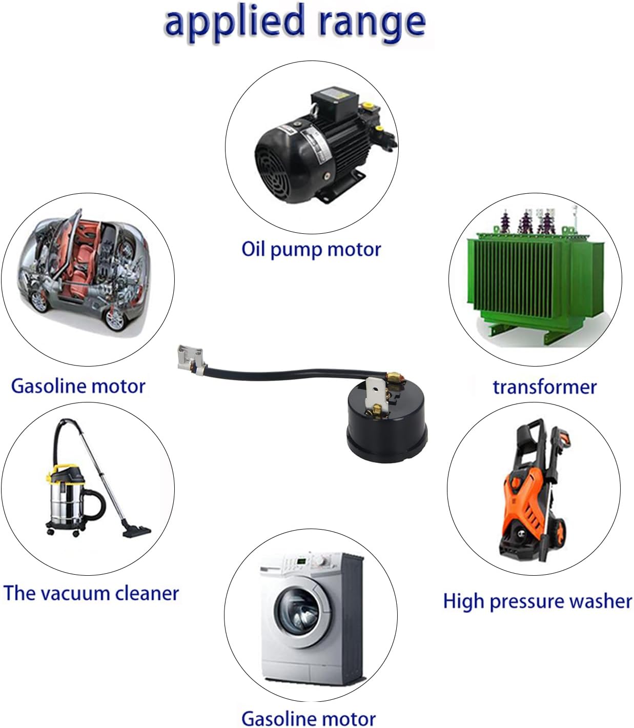 Othmro 1Pcs Compressor Protector - Thermal Overload Protector for 1500W Car Refrigerator and Portable Freezer