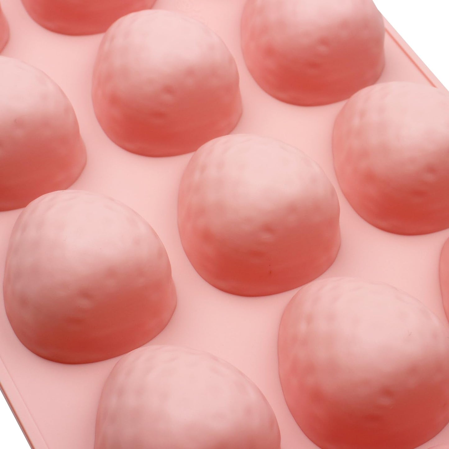 2Pcs 3D Strawberry Silicone Gummy Mold, Strawberry Chocolate Mold, 15 Cavity Half Fruit Maker Candy Cookie Mould Kitchen Tools 11.3 x 6.69 Inch