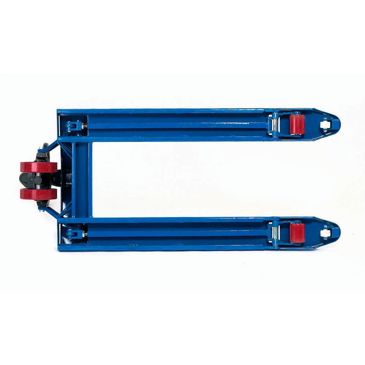 Global Industrial High Capacity Narrow Fork Pallet Jack, 21" W x 48" L Forks, 6600 lb. Capacity, Manual Duty Pallet Truck for Warehouse, Manufacturing and Retail
