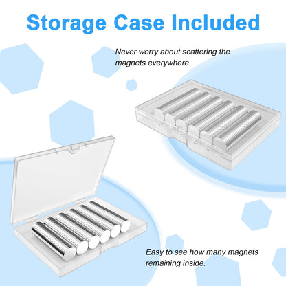 Magnets, Caturledas 600 Pack 8 Different Sizes Small Round Magnetic Rare Earth Neodymium Fridge Magnet for Home Kitchen Office School Hobby Handcraft Woodworking Miniature Model Base, Silver