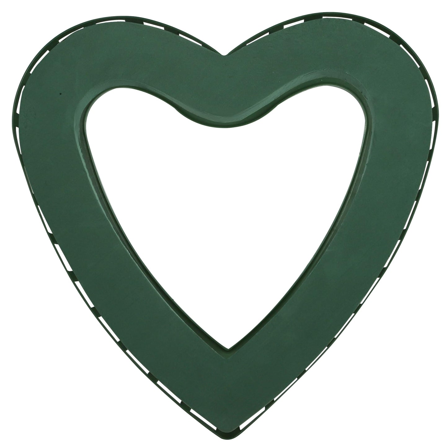 Heart Floral Foam Cage for Fresh Flowers,with Wet Floral Foam Blocks and Suction Cup, Suitable for Wedding,Home,and Garden Decorations.