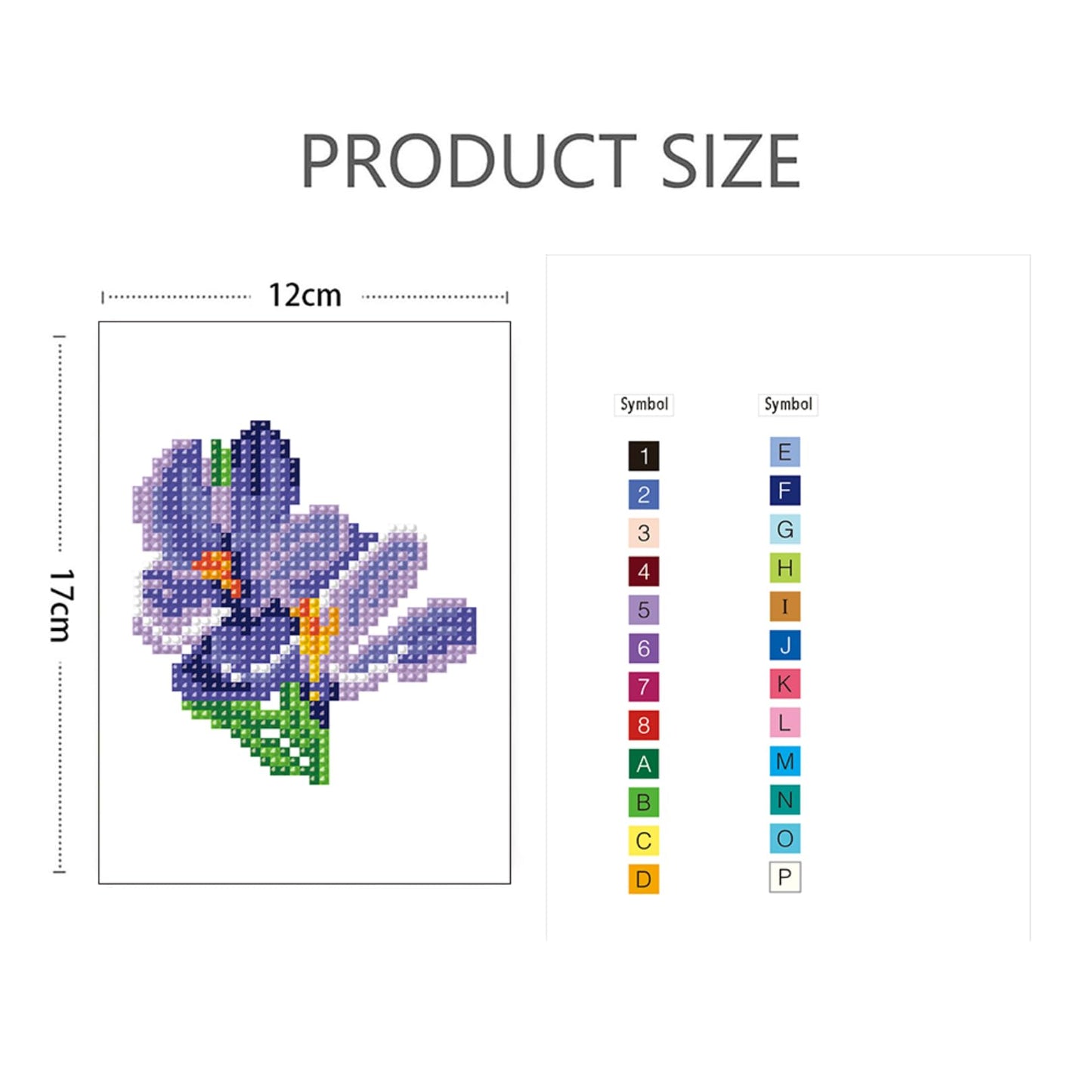 Haocy 12pcs Small Flower Diamond Art Kits for Adults,Mini Flowers Diamond Painting Kits Quick Gem Art for Beginner,1-Hour Postcard-Style,Paint by Diamond Mosaic,Home Wall Decor (flower-005)