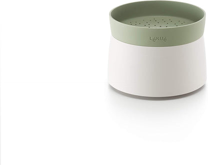 Lekue Microwave Rice, Grain & Quinoa Cooker, 1 Liter, One Size, Green