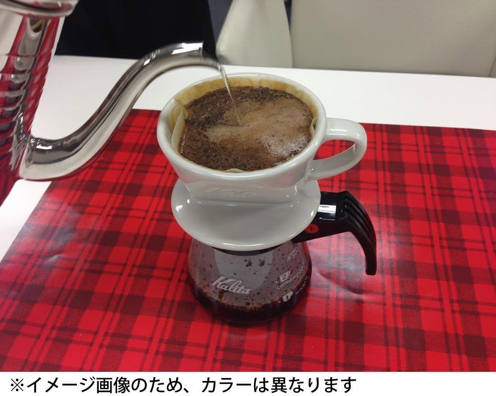 Kalita #01005 Ceramic Coffee Dripper, Black, for 1-2 People