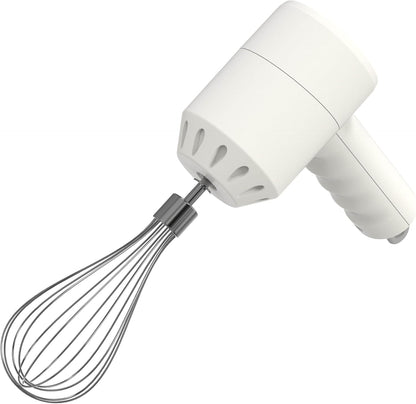 Cordless Hand Mixer & Mini Food Processor with 3 Speed Modes, Electric Egg Beater Whisk, USB Cable & Accessories