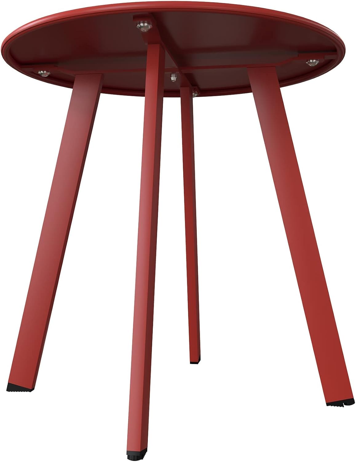 Stylish Round Outdoor Side Table - Small Accent Table for Patio & Balcony