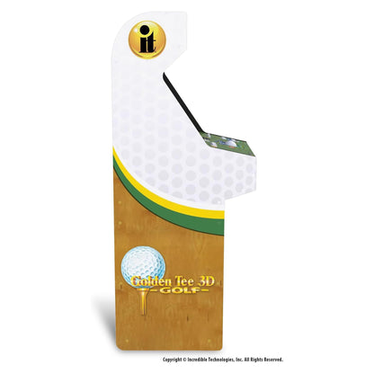ARCADE1UP Golden Tee 3D Deluxe Arcade Machine, Built for Your Home, Over 5-Foot-Tall Cabinet with 8 Classic Games