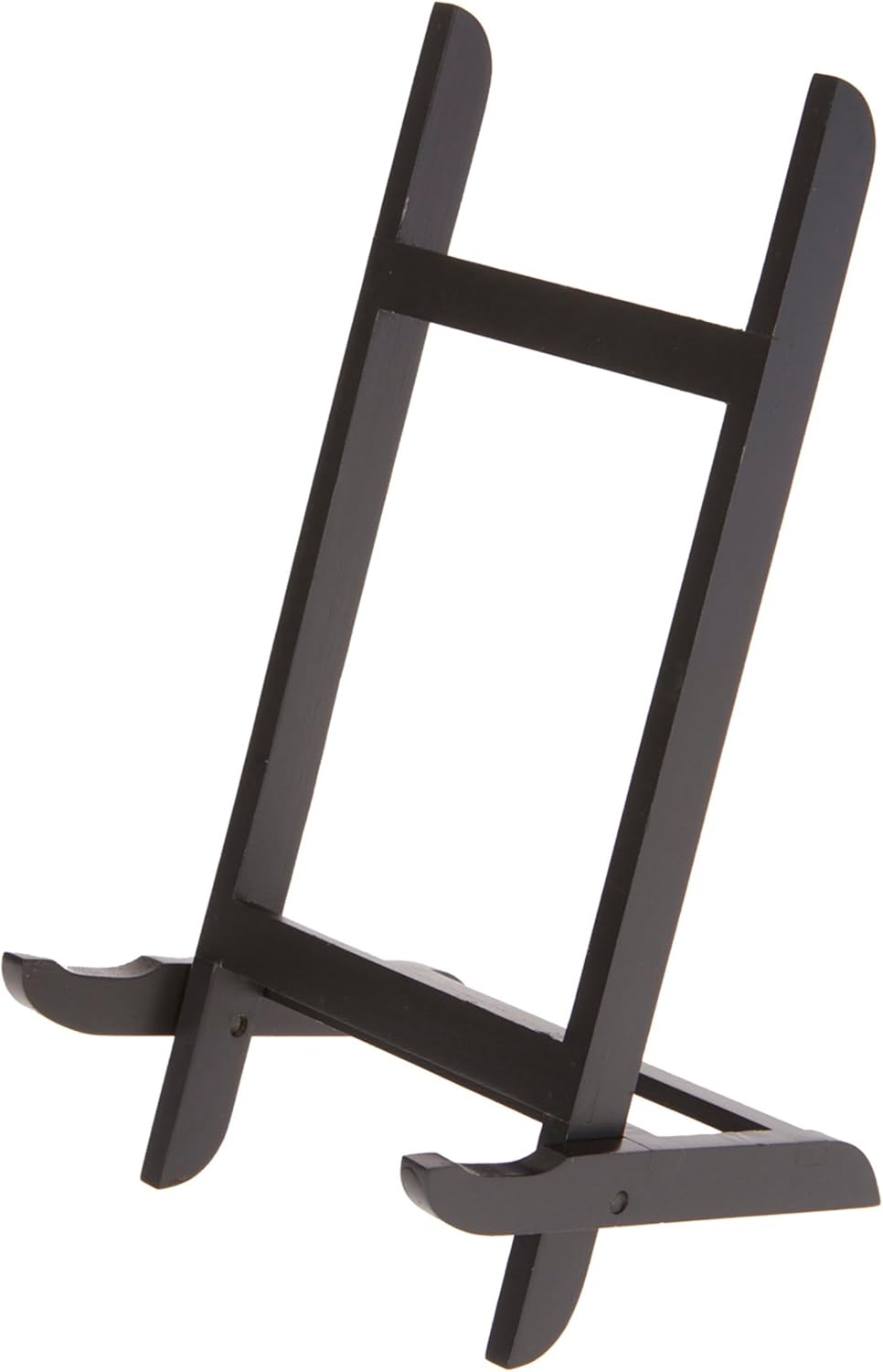 Bard's Folding Black Wood Easel Stand, 9.5" H x 5" W x 5" D for Display