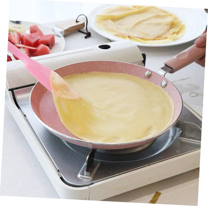 Hemoton Metal Cooking Utensils, Small Nonstick Japanese Omelette Frying Pan, Aluminum Pancake Pan