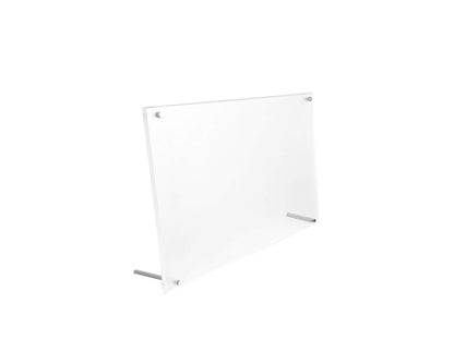 B&NN 8.5" * 11'' Acrylic Picture Frame Floating Look，3MM + 3MM Thickness Clear Photo Frame，Desktop Frame less Display, Self Standing (8.5" * 11'')