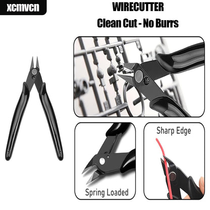 43Pcs 3D Printer Tools Kit, Complete 3D Printing Accessories & Maintenance Set for All FDM and SLA Printers | Includes Nozzle Cleaning Kit, Scrapers, Brushes, Wire Cutters, Engraving Knife, Files