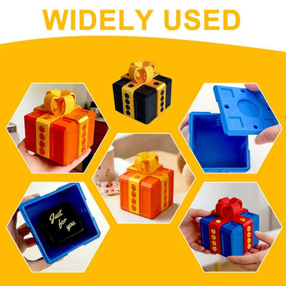 Shelprojsu Funny Valentines Day Gifts/Prank Box with Finger Gift Box/Surprise Box with Finger/Annoying 3D Printed Screw Gifts Boxes Ideal Gift for Lovers Birthday,Christmas,Halloween (Color/B)