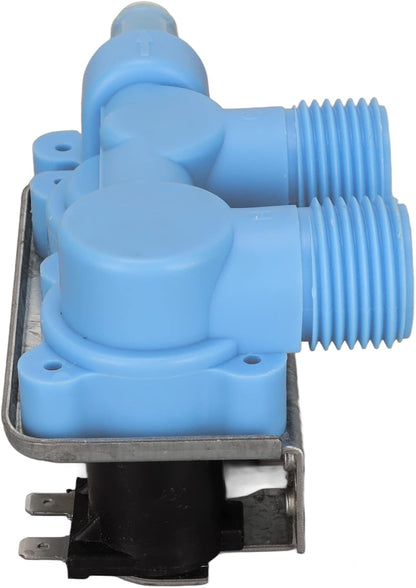 PP Double Head Water Inlet Valve Replacement Accessories for Washing Machine (110-120V)