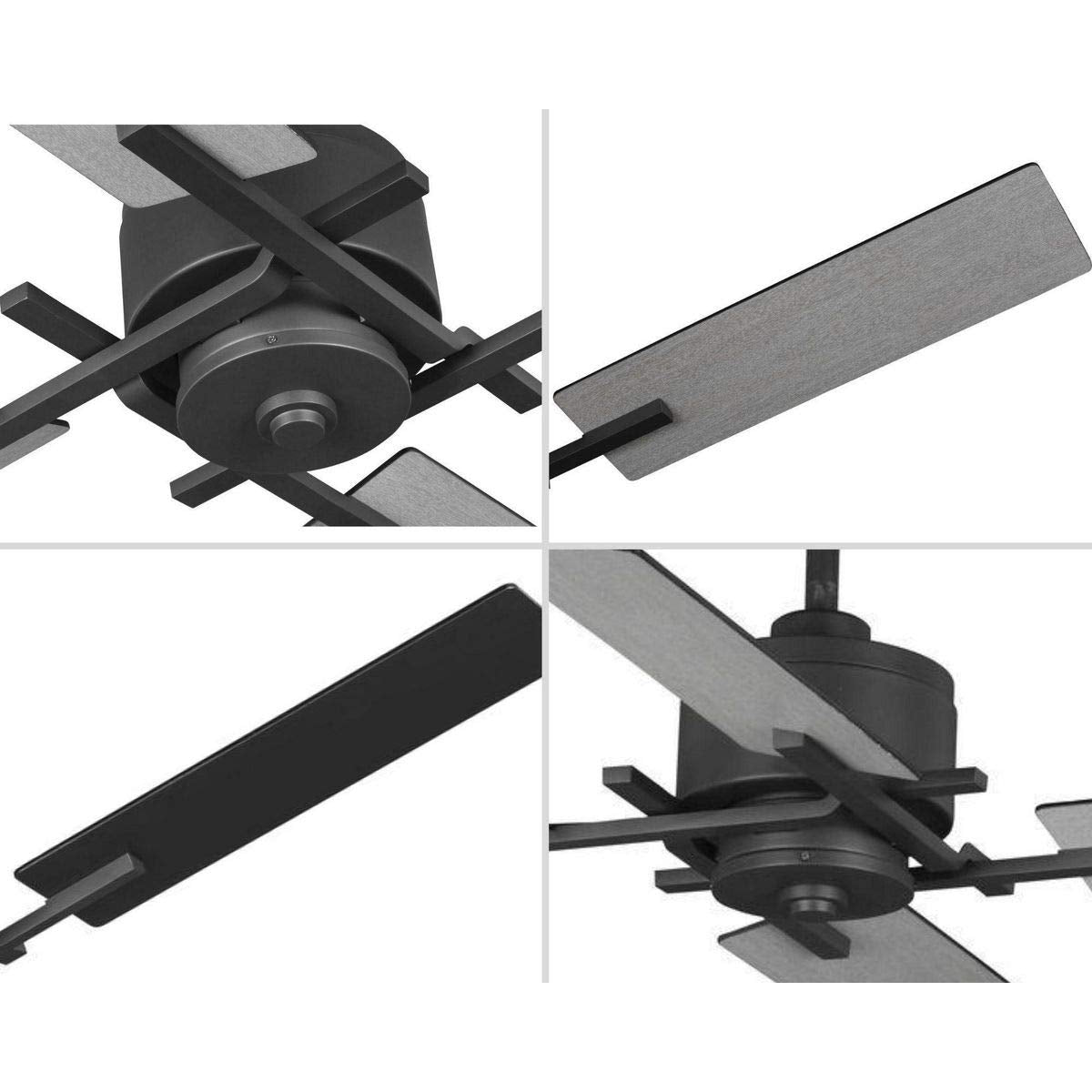Progress Lighting Bedwin Collection 56" Four-Blade Graphite Ceiling Fan