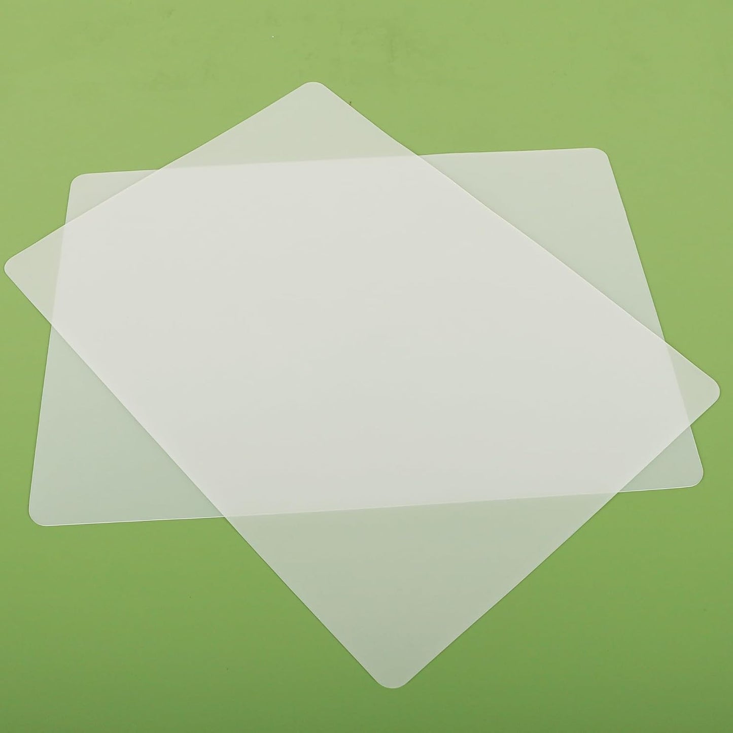 Large Clear Silicone Mats for Kitchen Counter, 14” x 20” Non-slip Waterproof Countertop Protector Liner (2/Pack)