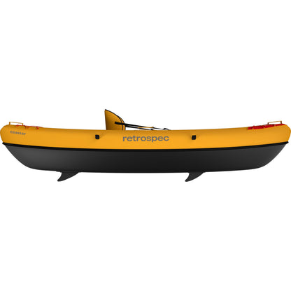 Retrospec Coaster Single & Tandem Inflatable Kayak for Adults - Blow Up Kayak, 220 & 440lb Capacity, Portable Lightweight Kayak with Paddle, Pump & Carry Bag