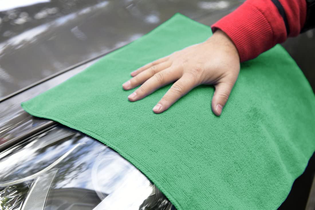 Avalon Towels Microfiber Cleaning Cloths (Value Pack of 36) - Size 16 x 16 Inches, Highly Absorbent Cleaning Rags, Lint Free, Reusable and Washable, Microfiber Towels for Cars