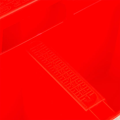 Bucket Boss - Super Stacker Small Parts Organizer, Bucket Organization (15054), Red
