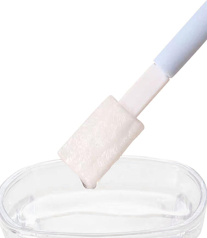Disposable Toilet Brush Set, 2 Handles and 50 Refill Heads, Crevice Cleaning Brush, Bathroom Cleaning Tools