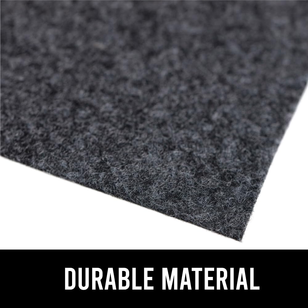 GORILLA GRIP LeakGuard Non-Adhesive Under Sink Mat for Kitchen Cabinet, Waterproof Quick Dry Shelf Liner, Durable Absorbent Felt Mats for Bathroom Sinks, Cabinets, Dresser, Easy to Trim 24x30 Charcoal
