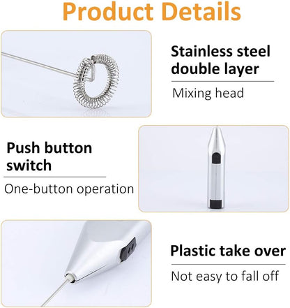 Electric Handheld Mixer, Household Egg Beater, Kitchen Milk Frother