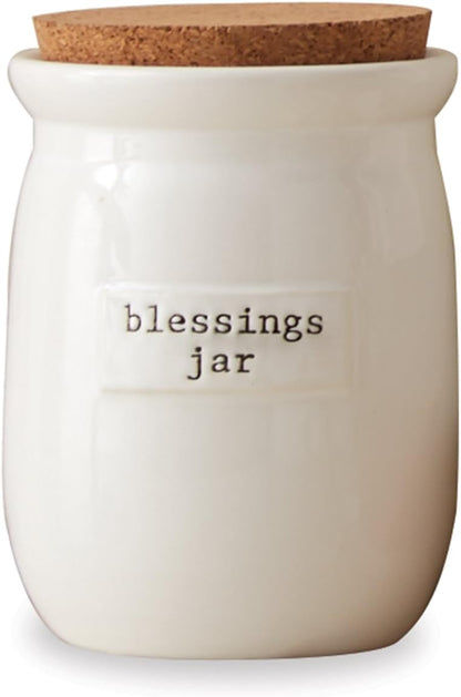 Mud Pie Inspirational Count Your Blessings Jar Set