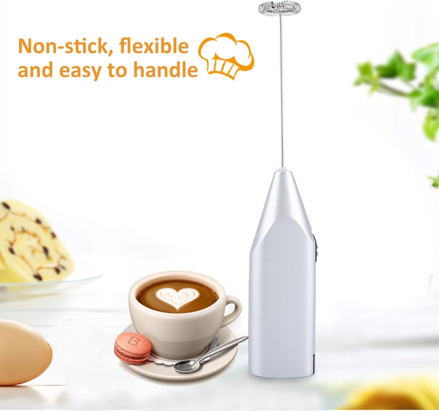 Electric Handheld Mixer, Household Egg Beater, Kitchen Milk Frother