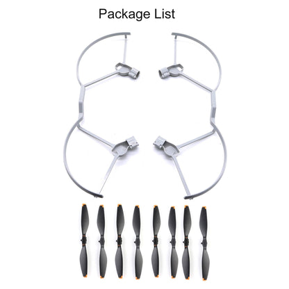 Wtohoby Mini 5 Pro Propellers Guard + 8pcs Propellers for DJI Mini 5 Pro Accessories, Light Weight Anti-Collision Bumper Crash Cover Ring, Quick-Release 6028F Blades Wing Propeller Replacement
