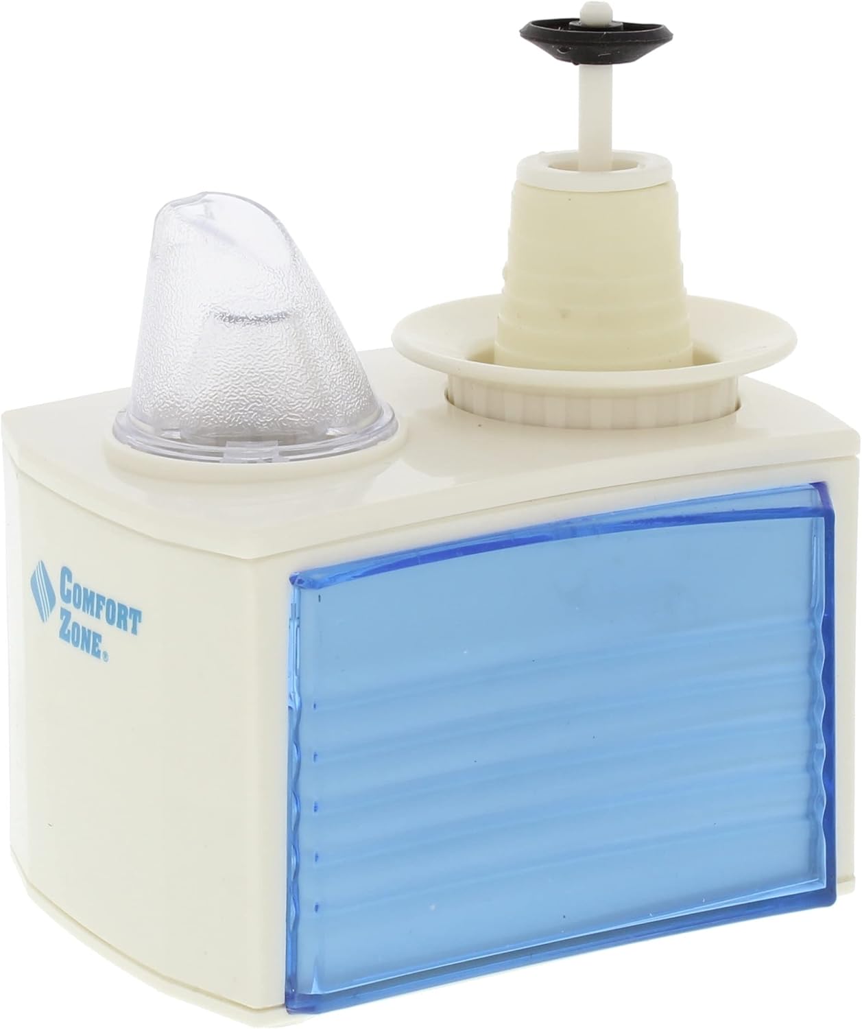 Comfort Zone Ultrasonic Personal Portable Humidifier, 6 Hour Operation, Whisper Quiet, Travel, White (CZHD20)