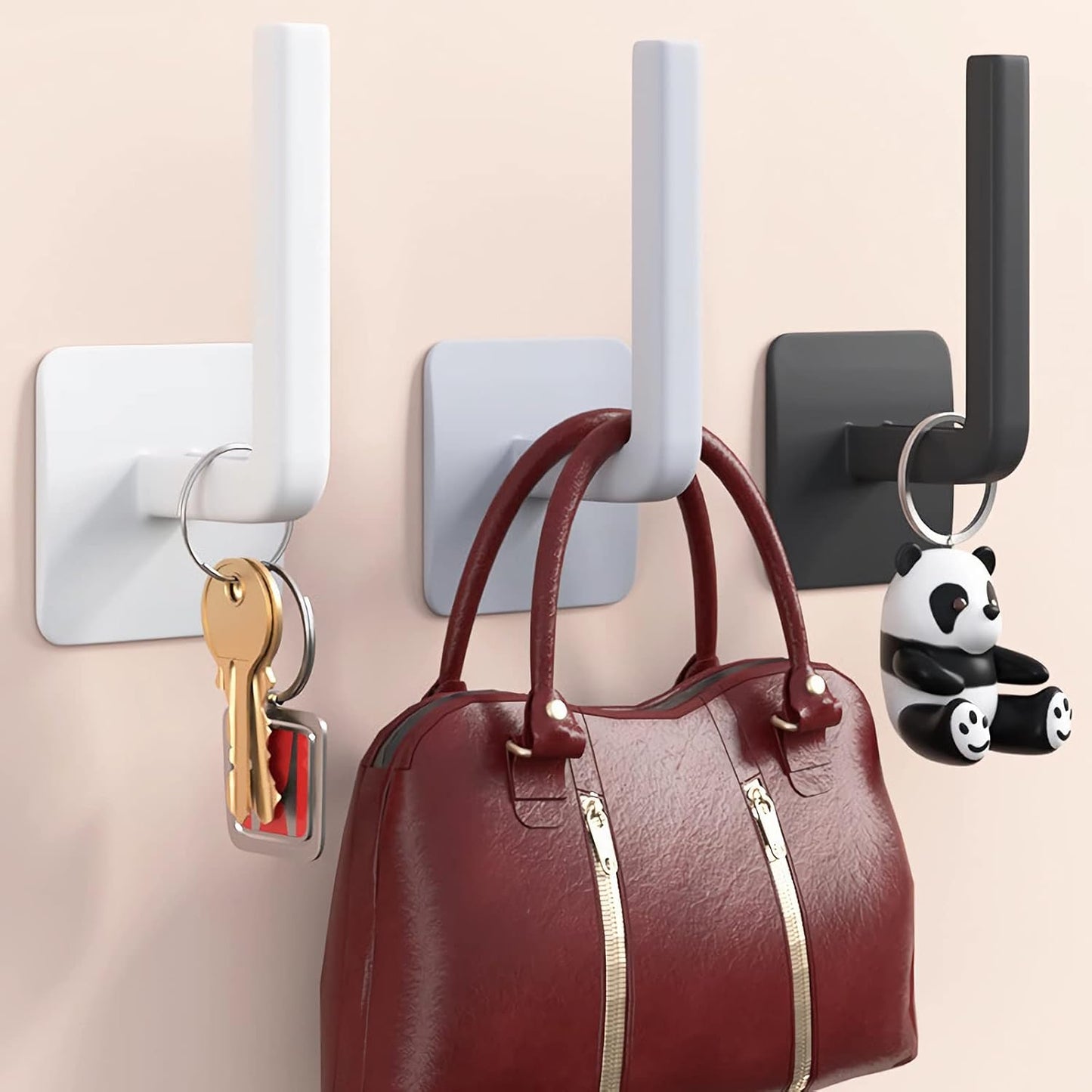 Hat Rack for Baseball Caps, Adhesive Hat Hooks for Wall, No Drilling Strong Storage Organizer for Door, Closet, Bedroom