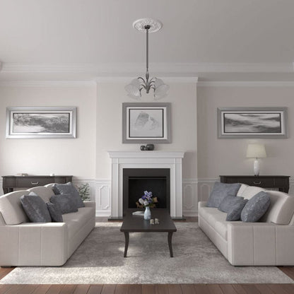 Ekena Millwork CM23AC 23 5/8-Inch OD Acanthus Twist Ceiling Medallion