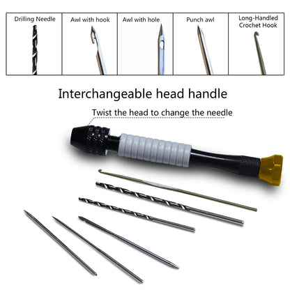 DiaWiew Candle Making Tools for Punching Holes and Inserting Wicks, Beginners Candle Making Kit for Adult Including Wick Needle for Candle Making, Perfect to Candle Molds with No Holes for Wicks