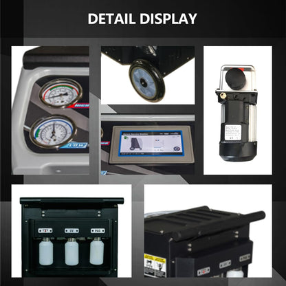 AC2100 Automatic Refrigerant Recovery & Recharge Machine, Compatible with R134a or R1234yf Dual Refrigerants for Automotive AC Systems