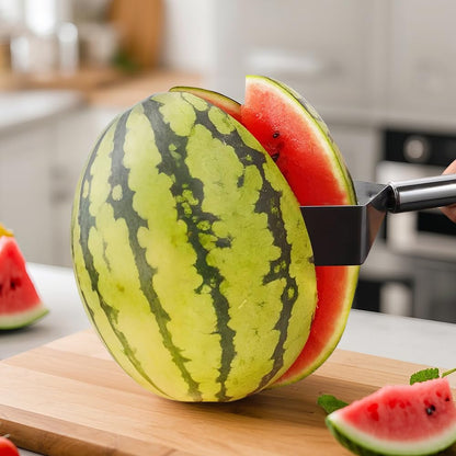 Watermelon Slicer, 2026 Stainless Steel Watermelon Cutter Tool for a Wide Variety Watermelon, Cantaloupe, Honeydew, and More, New Triangle Fruit Slicer Easily Slicing & Serving